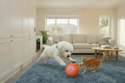 Self-Rolling Dog Ball