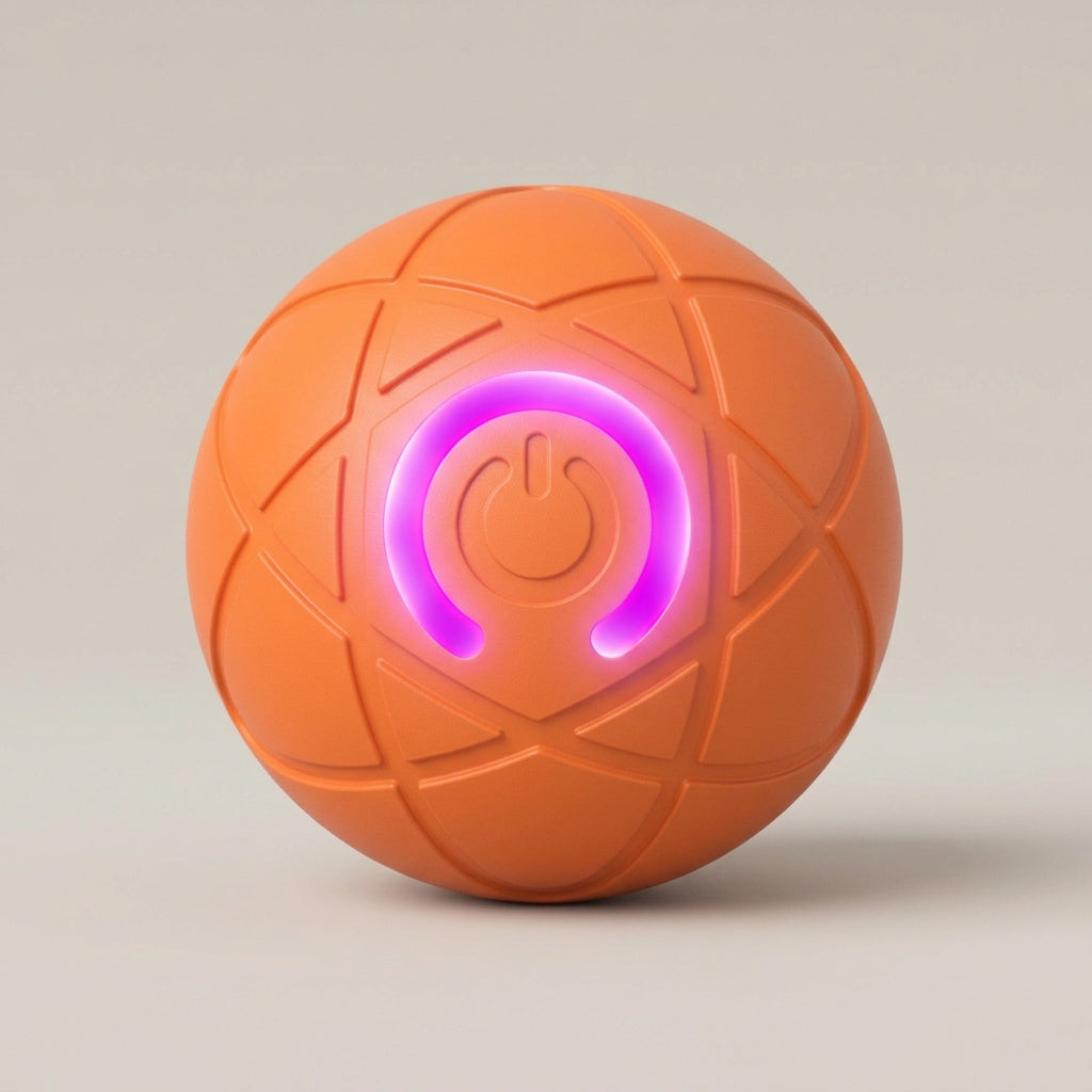 Self-Rolling Dog Ball